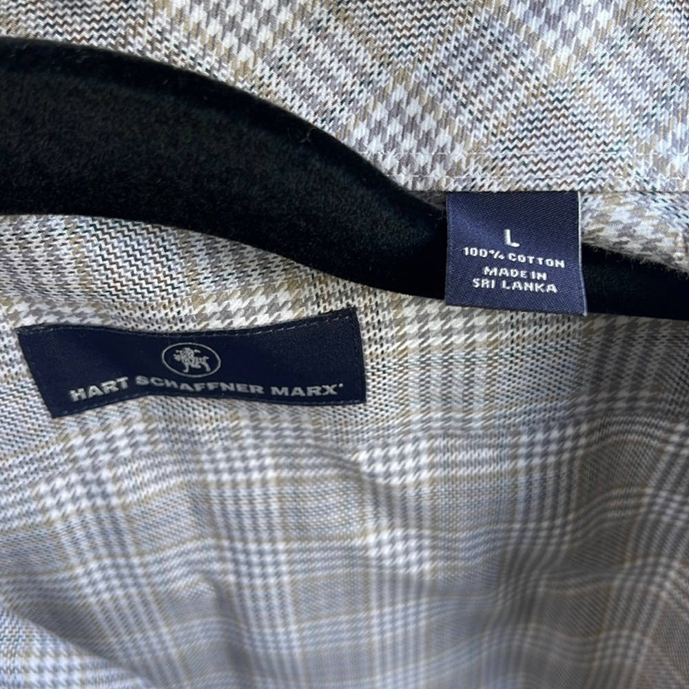 Only worn once. Button down. Never washed at home